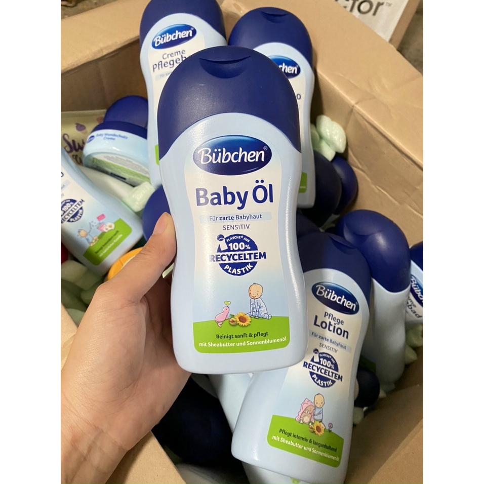 Dầu Massage Bubchen Baby Oil 200ml + 400ml (Dầu Dưỡng Da Cho Bé) | BigBuy360 - bigbuy360.vn