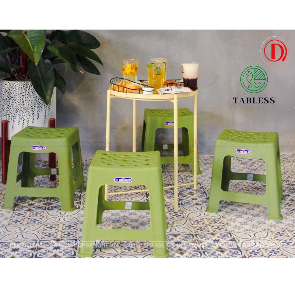 Ghế Nhựa Việt Nhật Cho Quán Trà Chanh , Cafe Giá Rẻ -TABLESS STORE