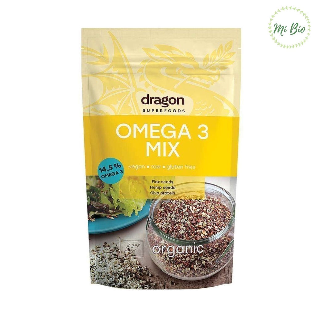Bột Omega 3 hỗn hợp hữu cơ 200gr - Dragon Superfoods