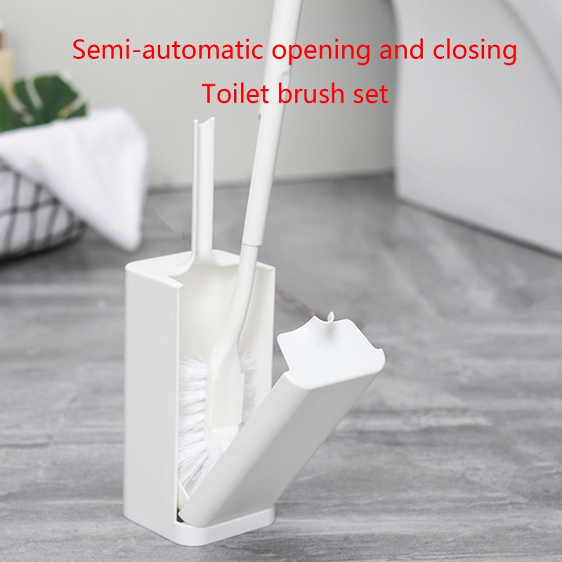 Bàn Chải Vệ Sinh Toilet Với Đế Cong Tiện Dụng