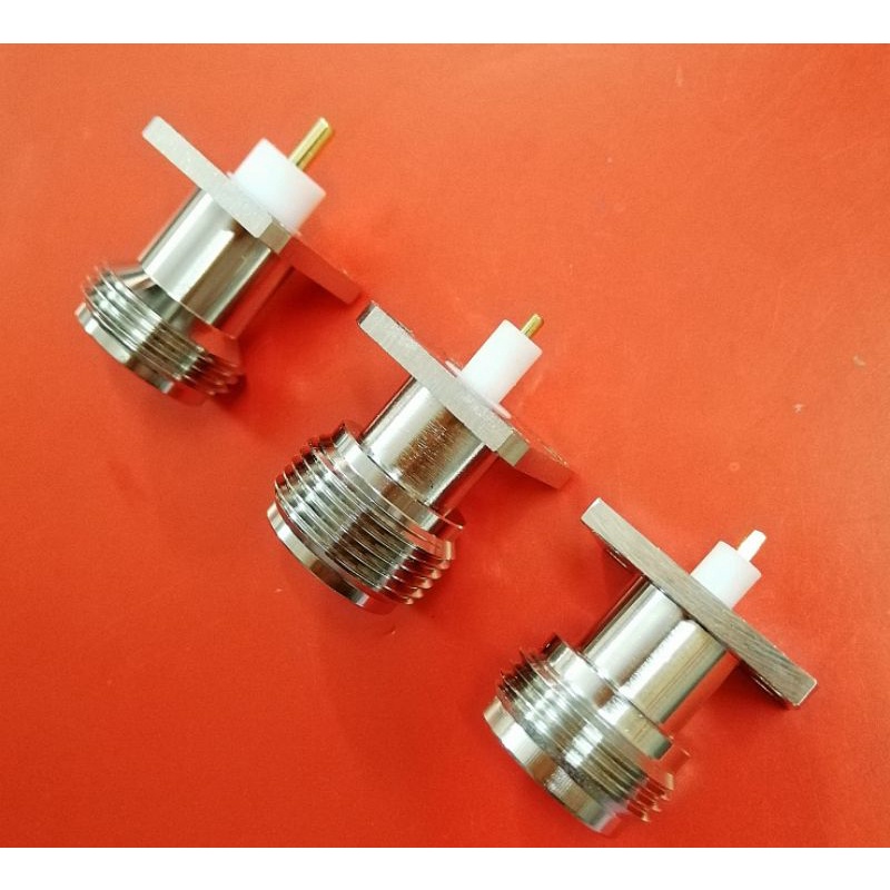 Đầu jack N cái bắt panel mặt bích 4 lỗ vuông 17.5x17.5MM 20x15MM 25x25MM