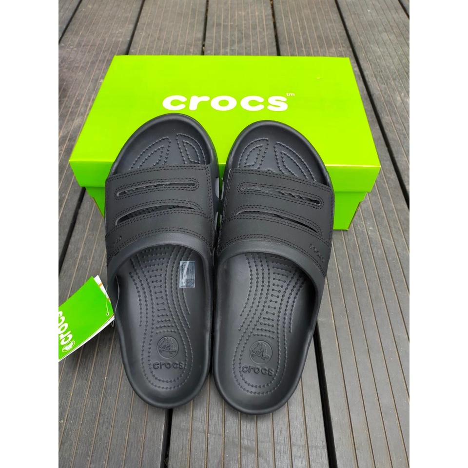 Dép lê Yukon xương cá màu đen full êm nhẹ cho nam, Hàng full box