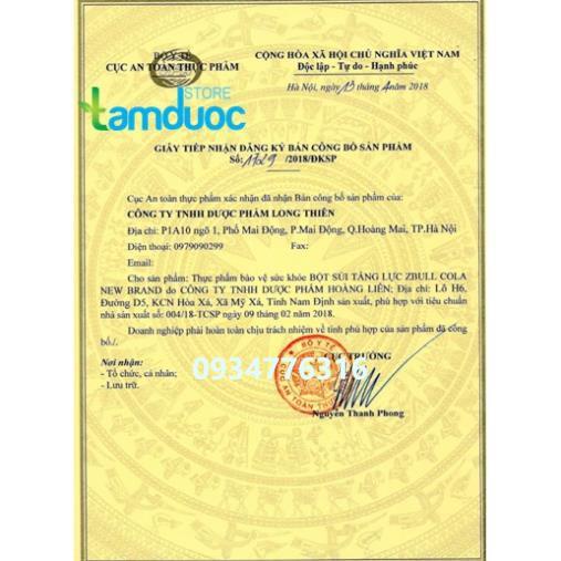 ✅ Bột sủi tăng lực ZBULL Cola - bồi bổ sức khỏe, tăng cường thể lực