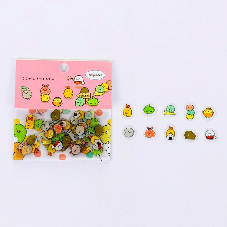 [ QUÀ TẶNG ] Combo 9 sticker động vật ngộ nghĩnh