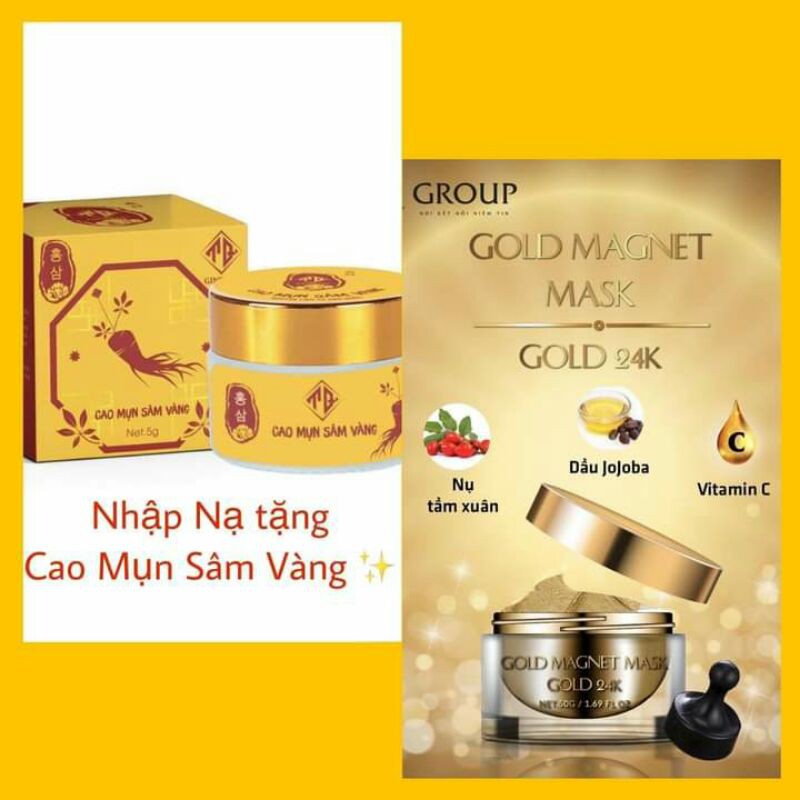 NẠ VÀNG TỪ TÍNH 24K