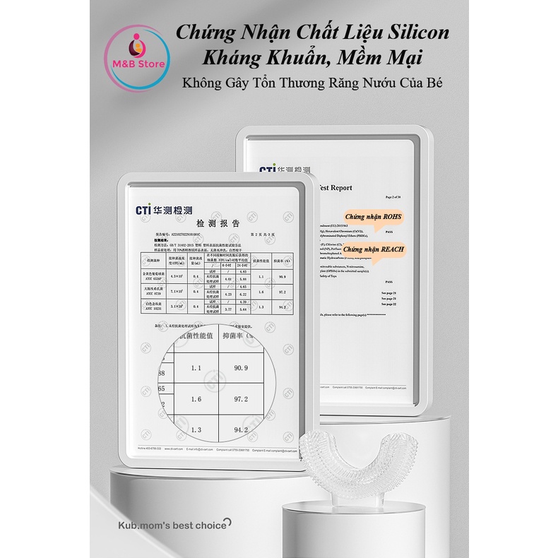 Bàn Chải Máy Chữ U Pin Sạc - KUB