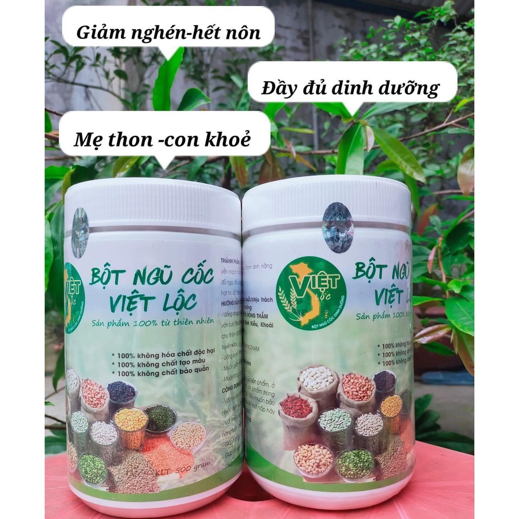 Combo 1kg ngũ cốc Việt Lộc Freeship (1kg 2 hộp) Lợi thumbnail