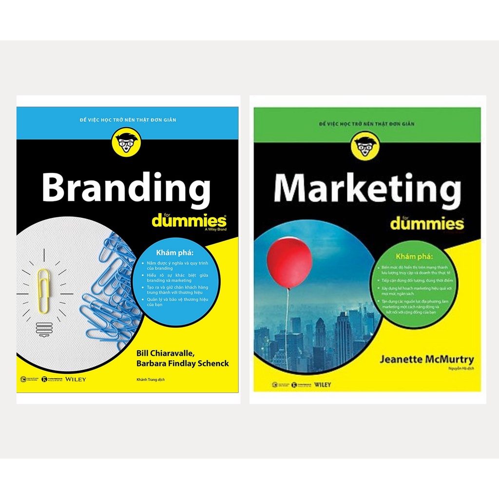 Sách com2c: Branding For Dummies + Marketing For Dummies