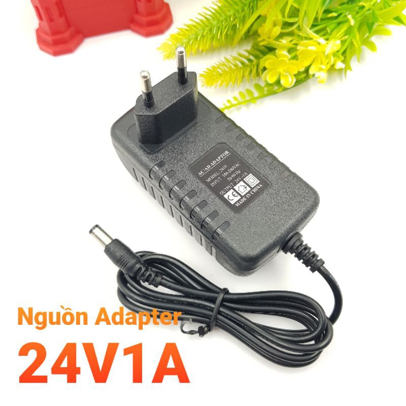 Nguồn Adapter 24V1A DC5.5x2.1MM❤️❤️Chuyển Đổi Nguồn 24V 1A❤️❤️