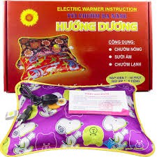 Gối chườm nóng lạnh hướng dương, túi chườm nóng lạnh đa năng BH 6TH chính hãng
