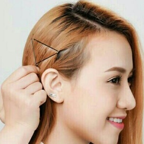 Vỉ 50-60 kẹp tăm / kẹp kim loại mix màu phong cách Hàn Quốc