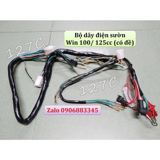 [HCM] Bộ dây điện sườn Win 100/ 125cc (Không đề hoặc có đề)