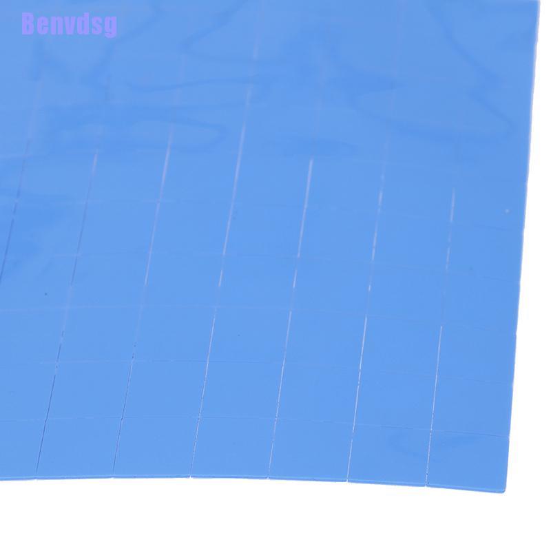 Set 100 miếng silicon tản nhiệt làm mát Cpu Gpu 10x10 X 0.5mm chất lượng cao