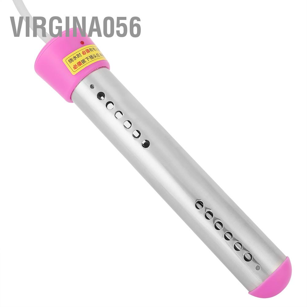 Virgina056 1.5m 2500W 70°C Auto Power off Water Electric Immersion Heater Boiler Travel Basin 220V