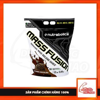 [FreeShip + Quà] Sữa Tăng Cân Tăng Cơ Nutrabolics Mass Fusion 12lbs - Chính Hãng 100%
