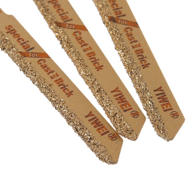 Bộ 3 Lưỡi Cắt Hình Chữ T 3 &quot;T150 Carbide 50 Grit Dùng Cắt Gốm / Gạch Men
