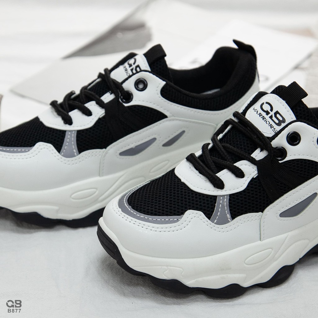 [Mã FAGREEN245 giảm 10% tối đa 30k đơn từ 99k] Giày Thể Thao Nữ giayBOM Đế Cao 4 cm Da Lộn Thoáng Khí B877 | BigBuy360 - bigbuy360.vn