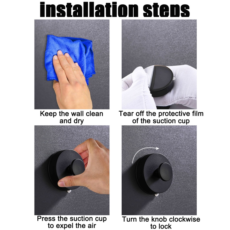 QQ Bộ 2 Móc Treo Chìa Khóa / Vòi Hoa Sen Có Giác Hút Mạnh Tái Sử Dụng Được