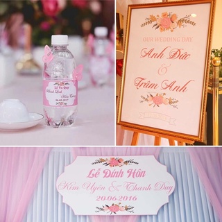 Combo tiết kiệm bảng tên cưới
