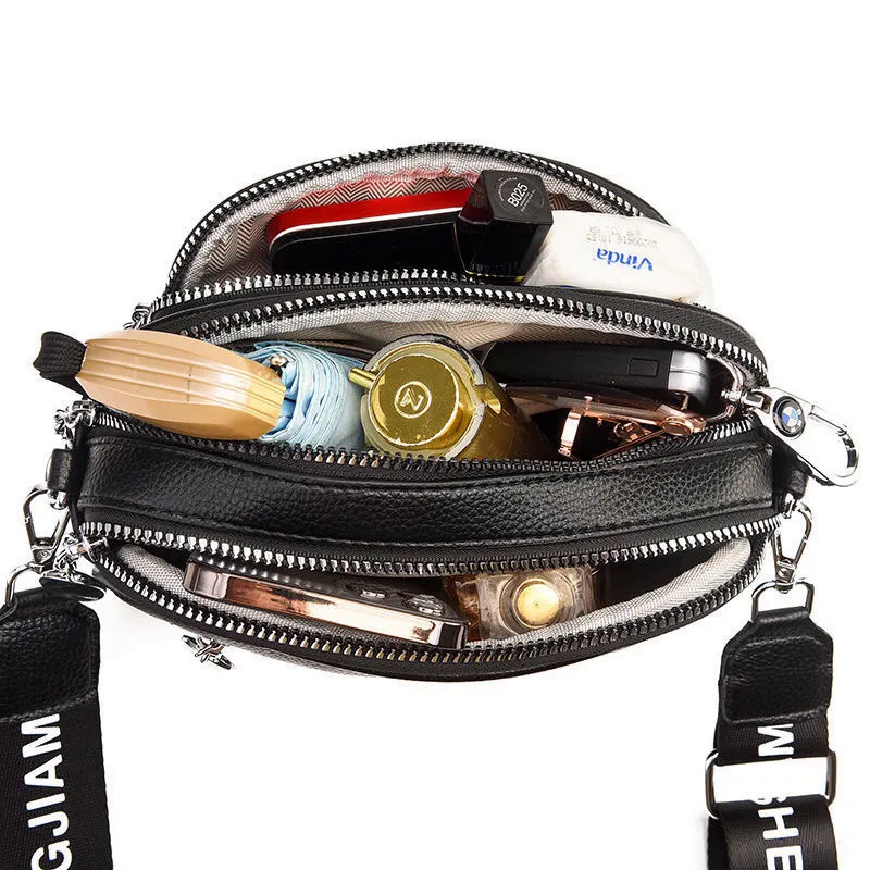 Túi Đeo Vai Bốn Lớp Màu Trơn Phong Cách Thời Trang Mùa Hè Cho Nữ