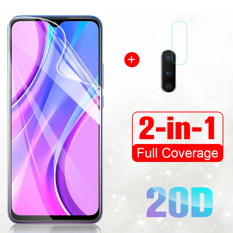 Kính Cường Lực Bảo Vệ Màn Hình Điện Thoại Xiaomi Redmi 9 10x Pro 5g 2 Trong 1