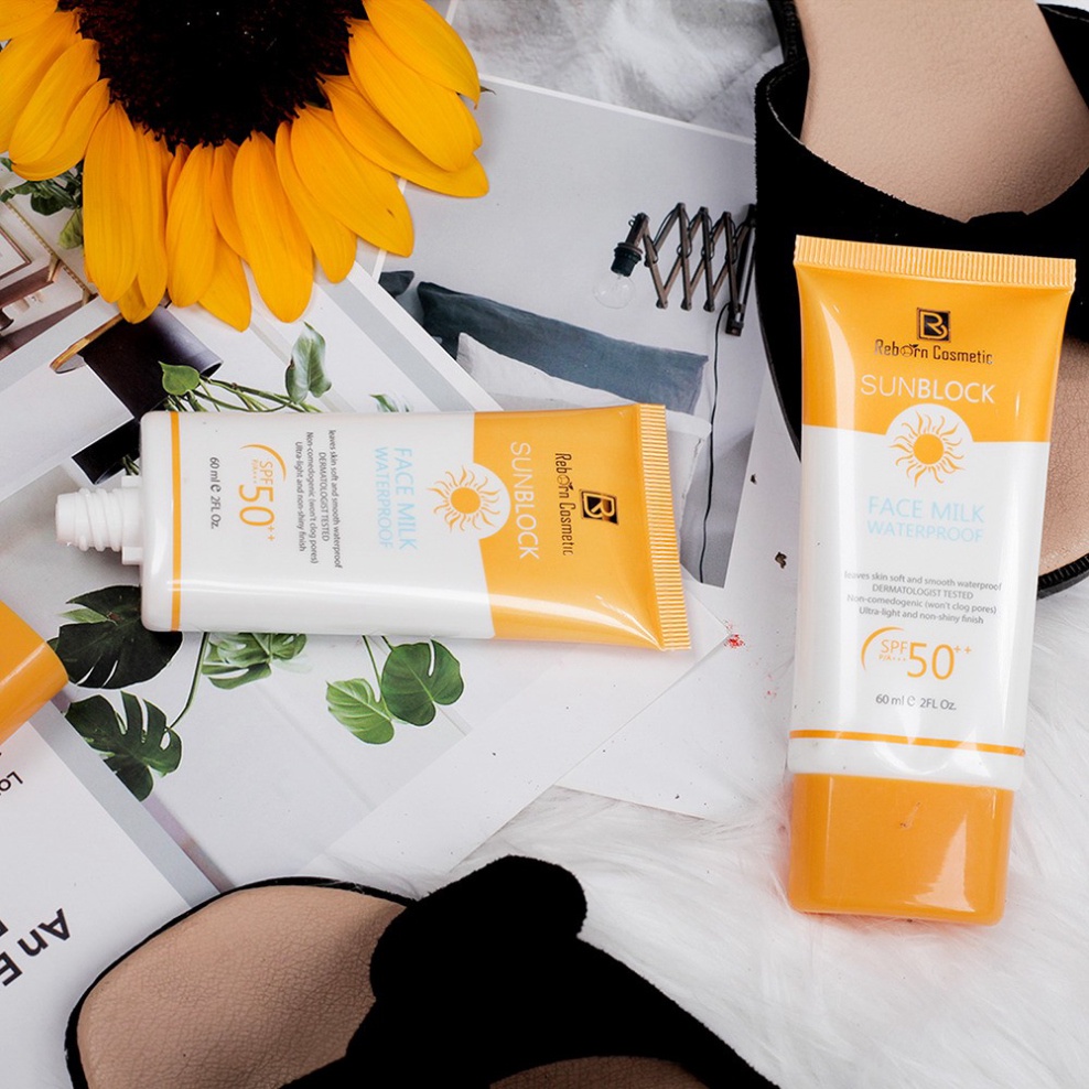 Kem Chống Nắng SunBlock REBORN 60ML Chính Hãng