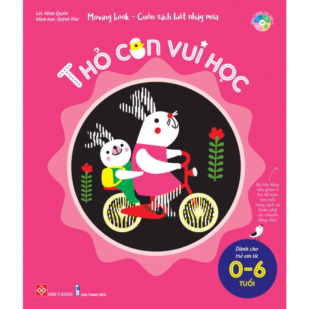 Sách Tương Tác - Moving Book - Cuốn Sách Biết Nhảy Múa - Thỏ Con Vui Học