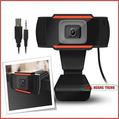 WEBCAM 720P-1080p CÓ MIC kẹp màn hình máy tính, camera hỗ trợ học online, livestream, giảng bài