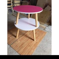 Bàn tròn  vân  gỗ  60x70