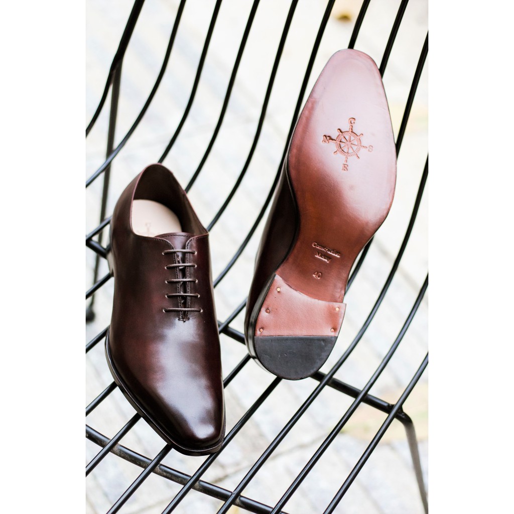 Giày Tây Nam da bê Oxford Thủ Công Cao Cấp CNES V 1