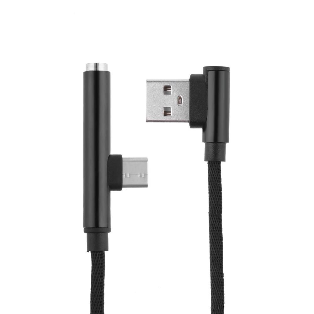 1m/3.2ft USB to Type-C 3.5mm Headphone Ja Charing Data Cable for Xiaomi 6