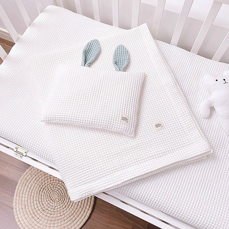 HÀNG CAO CẤP - GỐI SƠ SINH TAI THỎ XUẤT HÀN - KÍCH THƯỚC 23*34CM