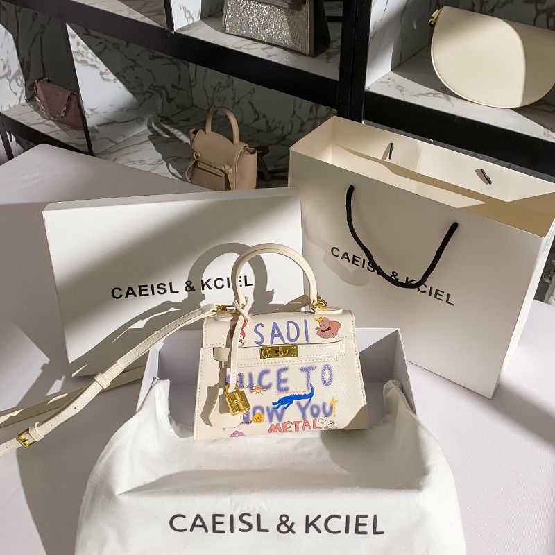 Túi Đeo Chéo Một Bên Vai CK mini Kelly Thế Hệ Thứ Hai Của CK Phong Cách Mới 2021 Cho Nữ