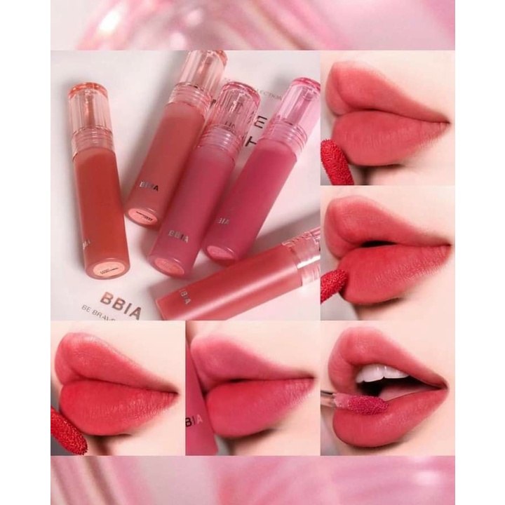 Son Kem Lì Bbia Water Velvet Tint (5 màu) 2.9g