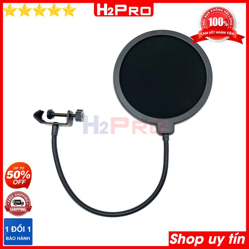 Màng lọc âm thanh micro POP H2Pro chính hãng, màng lọc micro thu âm giảm ồn, bảo vệ mic