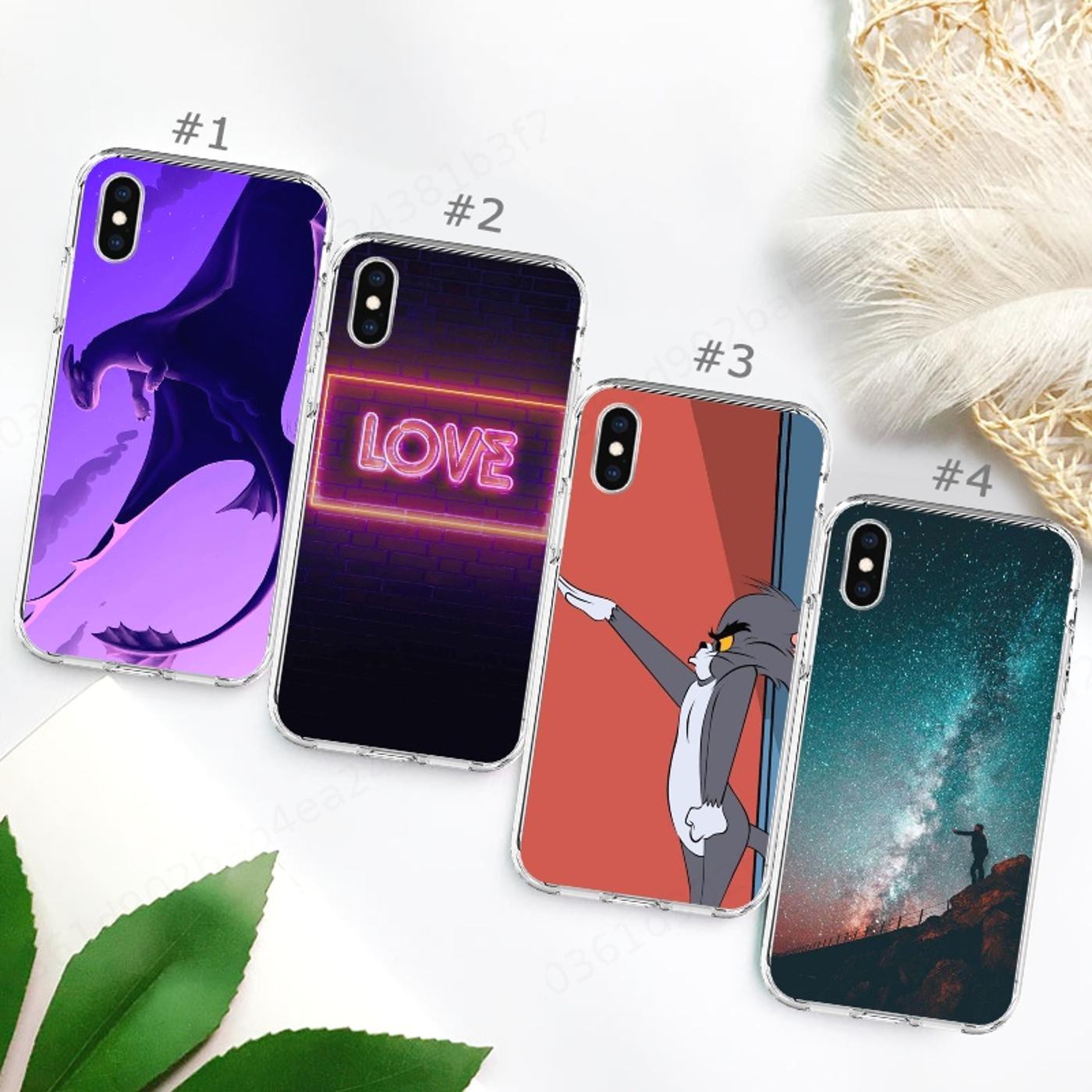 Ốp điện thoại TPU in hình cho iPhone 6 XS Max XR 8 X 5 7 11
