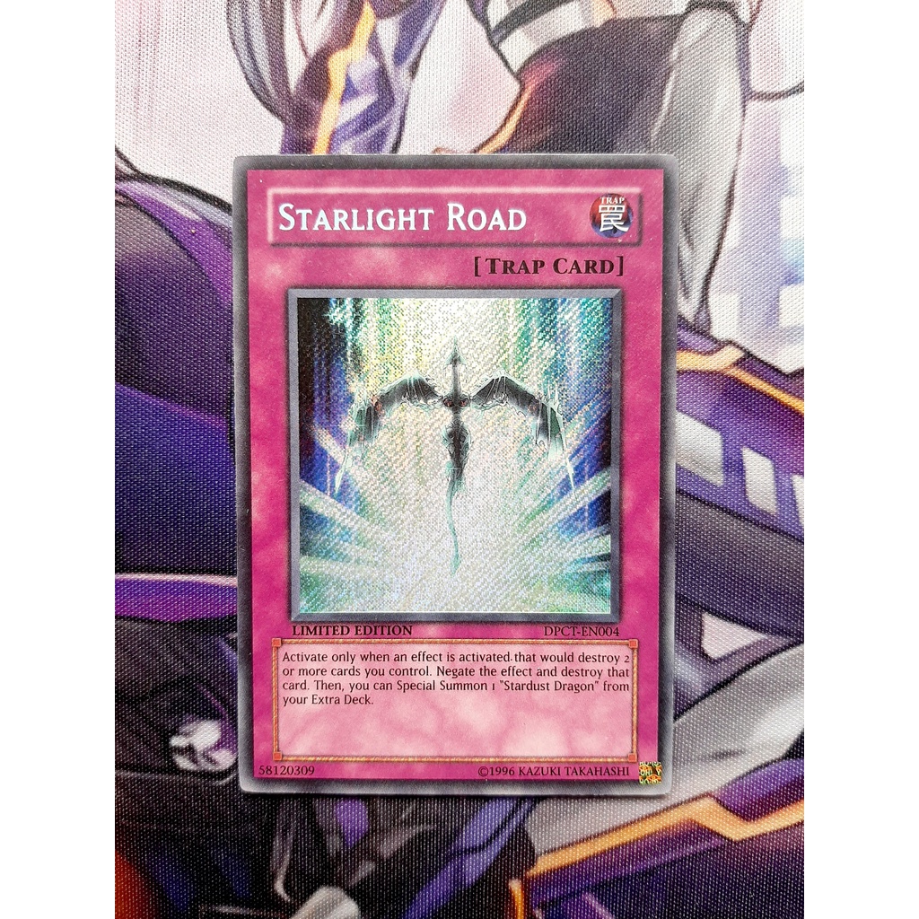 Thẻ Bài Mint90 Yugioh Trap Starlight Road - DPCT-EN004 - Promo Secret Rare