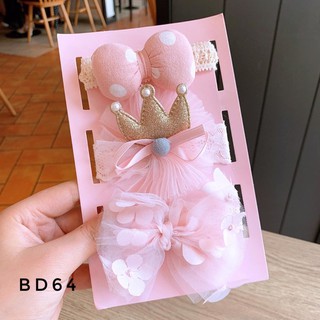 Set 3 băng đô dễ thương cho bé gái