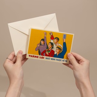 Postcard/Bưu thiếp tranh cổ động