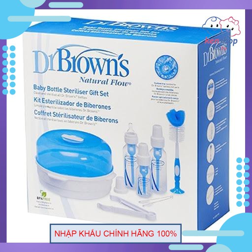 [HÀNG CHÍNH HÃNG]Hộp tiệt trùng DrBrown's bình sữa trong lò vi sóng