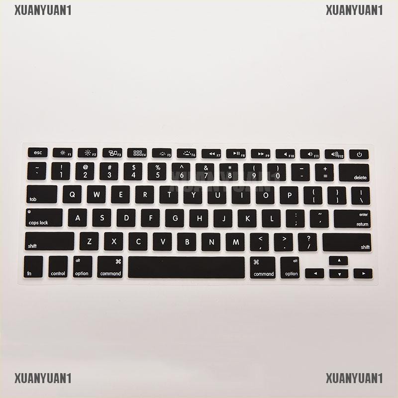 【XUANYUAN1】Silicone Keyboard Skin Cover Case for Macbook Air Pro 13" 15" 17" I