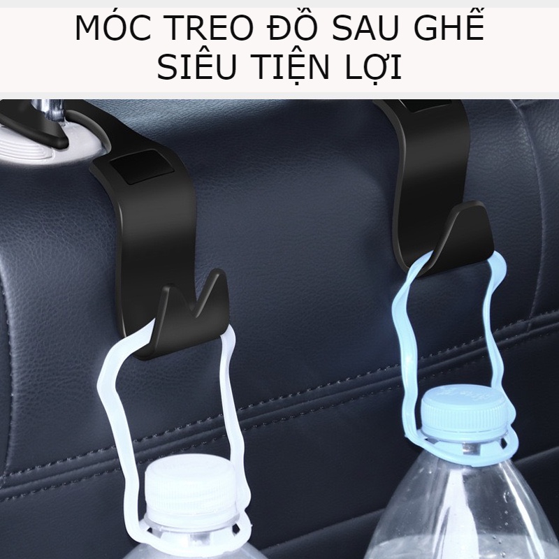 [Mã LIFEAU5SALE giảm 20k đơn 50k] Móc Treo Đồ Sau Ghế Ô Tô FREESHIP2 Móc Treo Đồ Gắn Sau Ghế Ô Tô Xe Hơi Tiện LợI