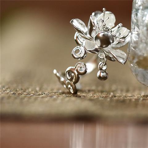 Chảo Mở♥Nhẫn Đeo Tay Kim Loại Hình Chai Rượu Thời Trang Âu Mỹ Cho Nữ