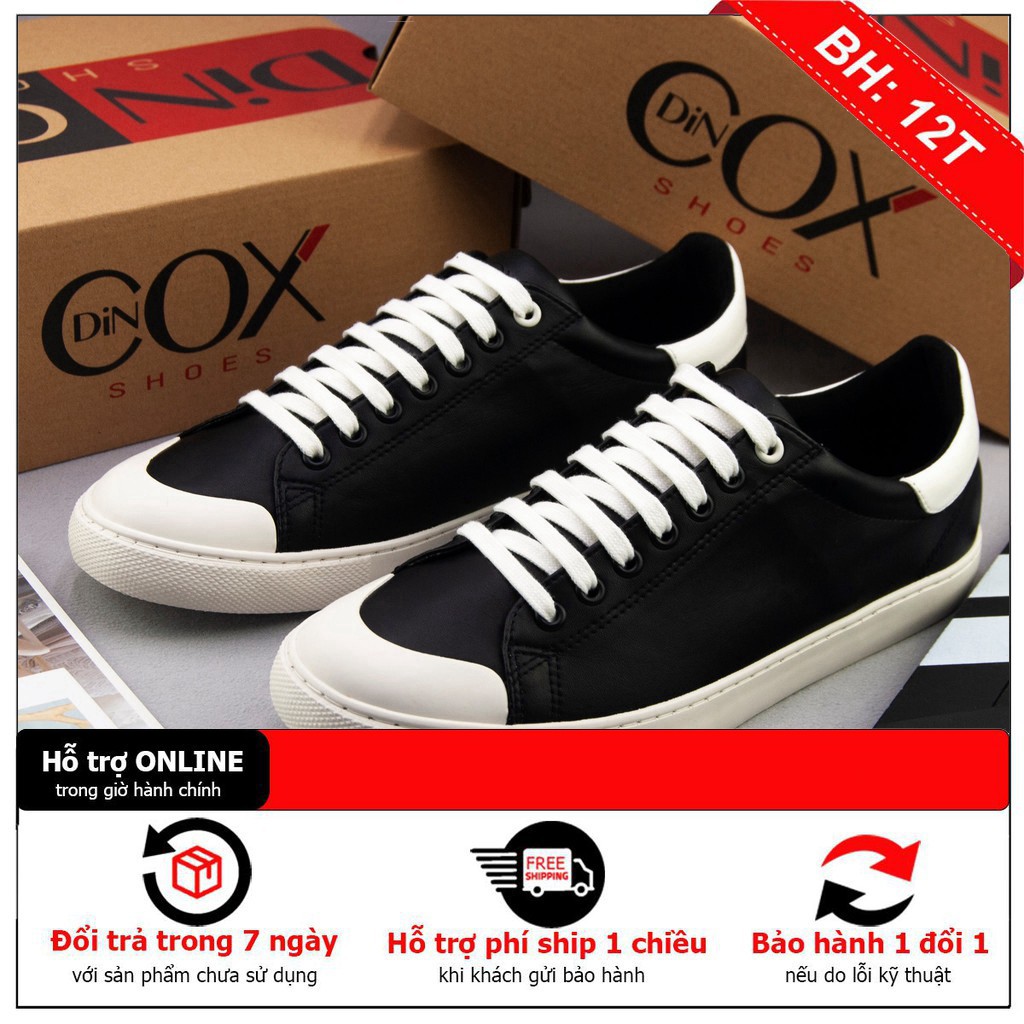 Giày Sneakers Nam DinCox Shoes Black 1913