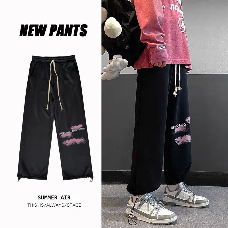 Quần jogger Summer Air có dây rút unisex nam nữ cryaotic10