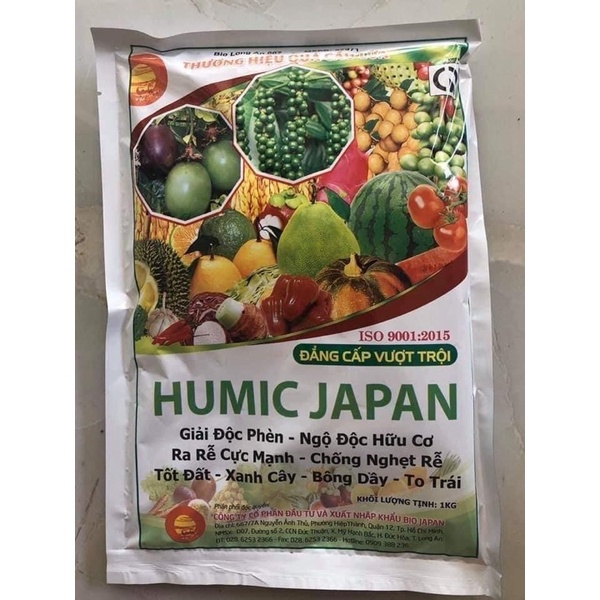 1kg Humic JAPAN giải độc phèn ra rể mạnh