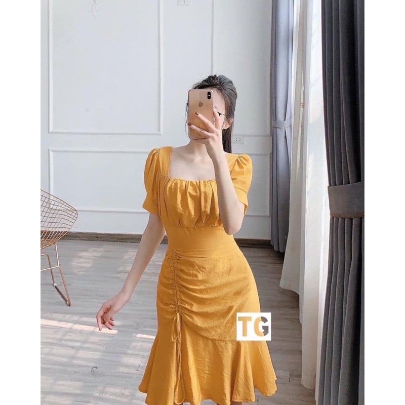 Bán sỉ váy rút dây sườn