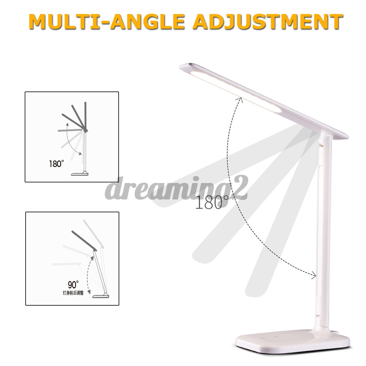 28LED Table Lamp Lounge Light Bedside Office Study Lighting Adjustable 3 Modes DREAMING2