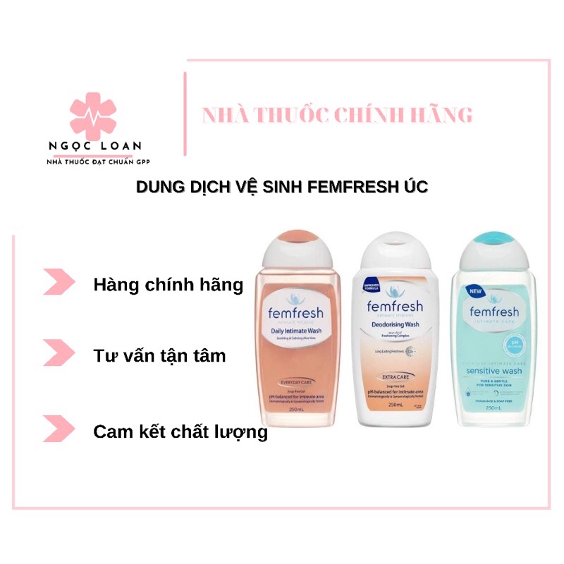 Dung dịch vệ sinh Femfresh Úc