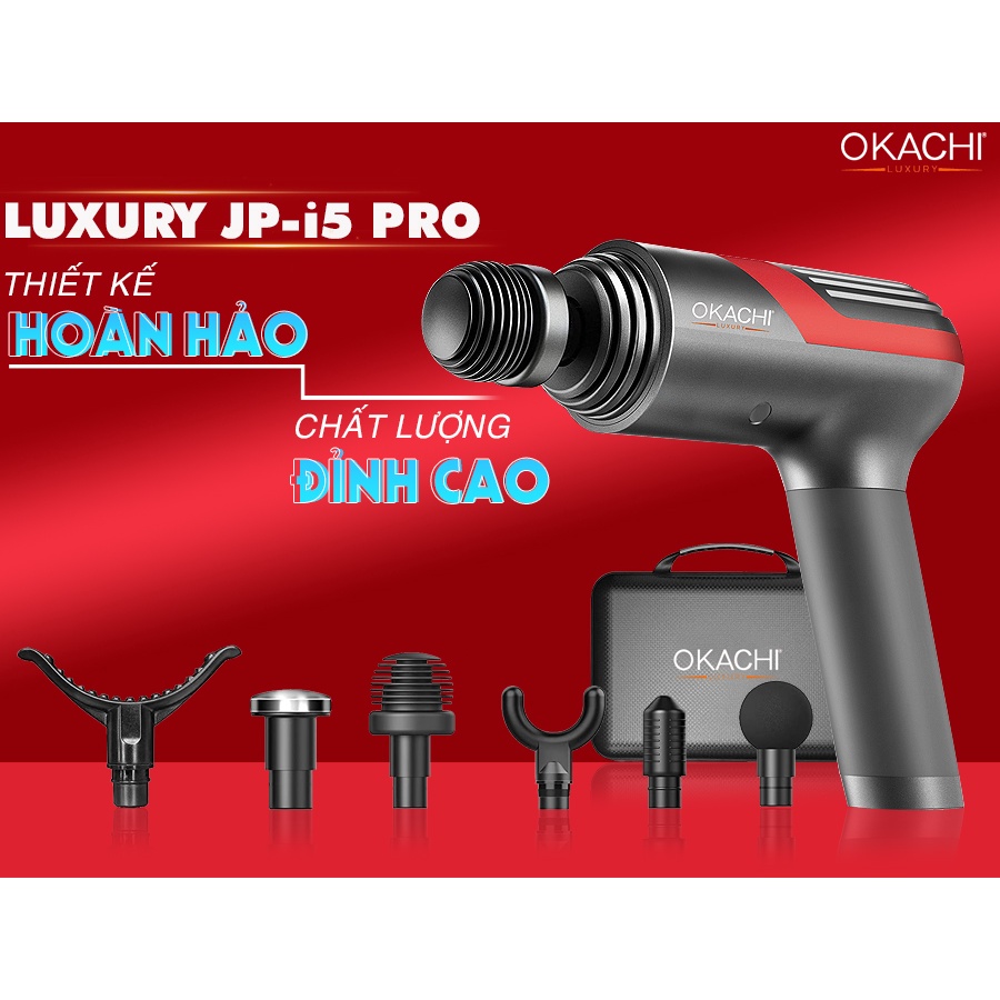 Súng massage toàn thân OKACHI LUXURY JP-i5 Pro